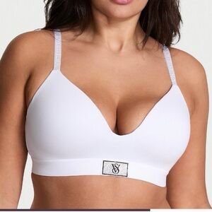 White Wireless Bra